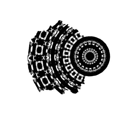 Soyut arkaplan. Monokrom dokusu. Siyah ve beyaz desenli arkaplan    