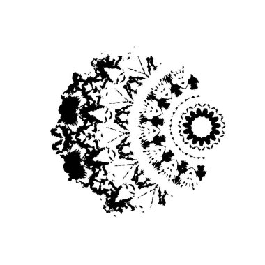 Soyut arkaplan. Monokrom dokusu. Siyah ve beyaz desenli arkaplan    
