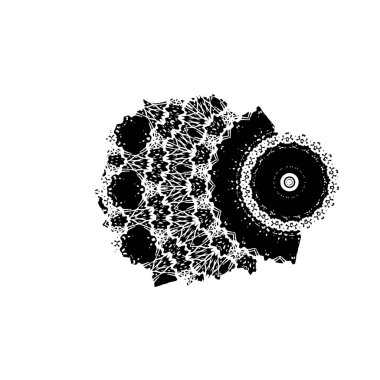 Bir çiçeğin el çizimi vektör çizimi