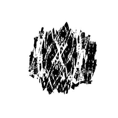 siyah fırça darbesi ve doku. grunge soyut el - boyanmış elementler.