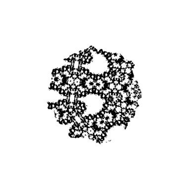 Yılbaşı ağacının vektör çizimi