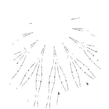 soyut siyah-beyaz desen