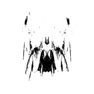 siyah ve beyaz vektör fırça darbeleri