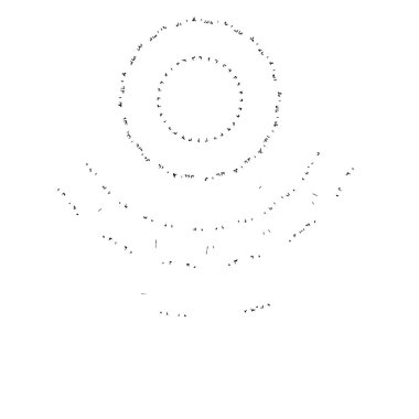 grunge siyah ve beyaz fırça darbesinin vektör çizimi