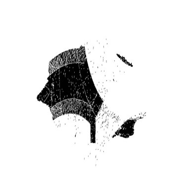  Siyah ve beyaz soyut arka plan. vektör illüstrasyonu 