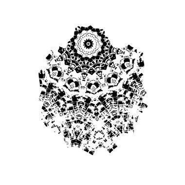  Siyah ve beyaz soyut arka plan. vektör illüstrasyonu 