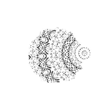  Siyah ve beyaz soyut arka plan. vektör illüstrasyonu 