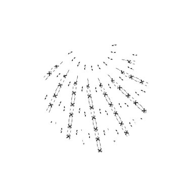  Siyah ve beyaz soyut arka plan. vektör illüstrasyonu 