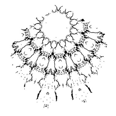  Siyah ve beyaz soyut arka plan. vektör illüstrasyonu 