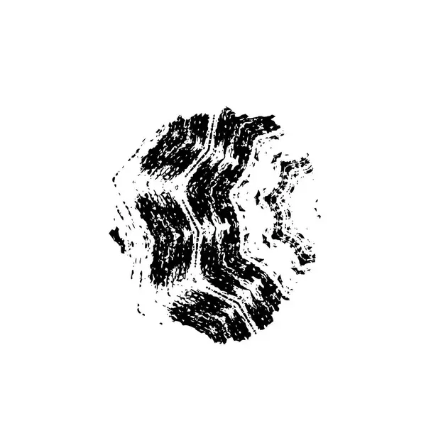 Schwarz Weiße Geometrische Dekorative Zeichnung — Stockvektor