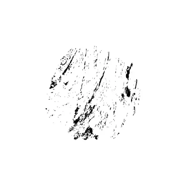 Black White Geometric Decorative Drawing — Stock Vector