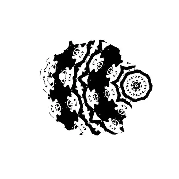 Schwarz Weiß Abstrakter Hintergrund Vektordesign — Stockvektor