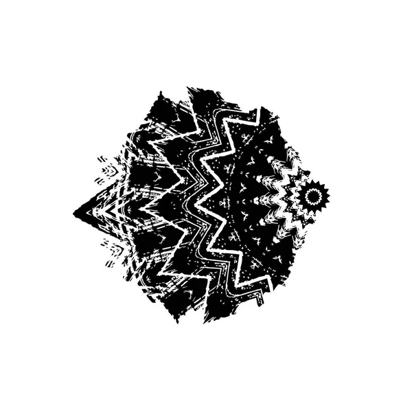 soyut grunge fırça darbesi siyah beyaz