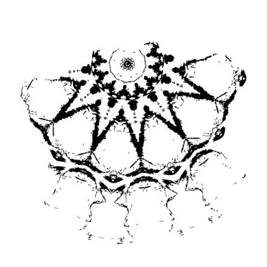  Siyah ve beyaz soyut arka plan. vektör illüstrasyonu 