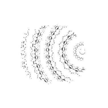  Siyah ve beyaz soyut arka plan. vektör illüstrasyonu 