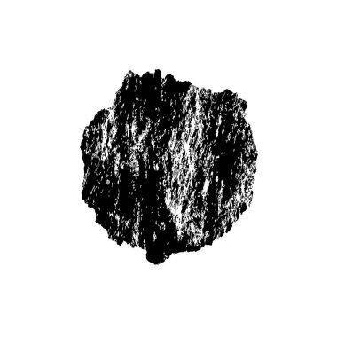 Beyaz arkaplanda siyah grunge mürekkep fırçası darbeleri. 