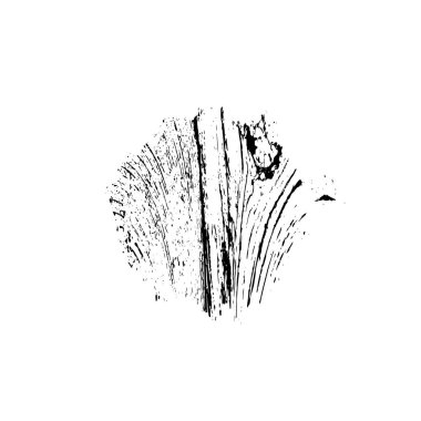 Beyaz arkaplanda soyut grunge siyah nokta izole