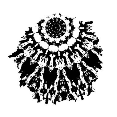 Çizik ve çiziklerle dolu siyah beyaz bir arka plan. Soyut vektör illüstrasyonu.