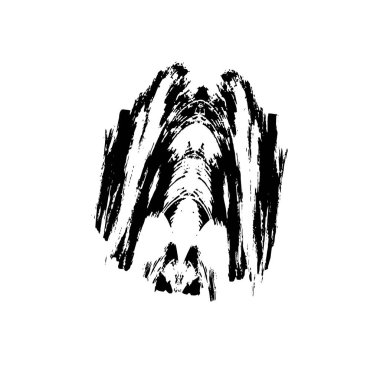 Çizik ve çiziklerle dolu siyah beyaz bir arka plan. Soyut vektör illüstrasyonu.