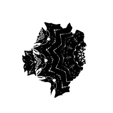 Çizik ve çiziklerle dolu siyah beyaz bir arka plan. Soyut vektör illüstrasyonu.