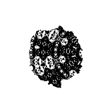 Çizik ve çiziklerle dolu siyah beyaz bir arka plan. Soyut vektör illüstrasyonu.