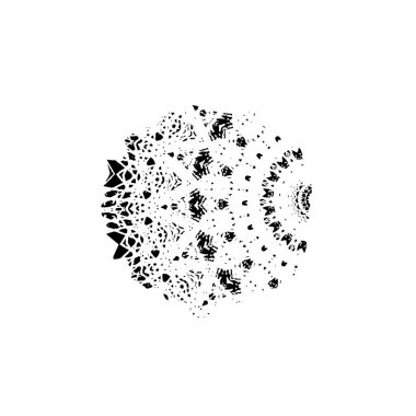 Çizik ve çiziklerle dolu siyah beyaz bir arka plan. Soyut vektör illüstrasyonu.