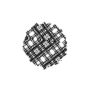 Çizik ve çiziklerle dolu siyah beyaz bir arka plan. Soyut vektör illüstrasyonu.