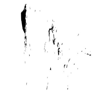 grunge siyah ve beyaz fırça darbesinin vektör çizimi