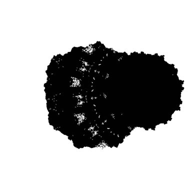 grunge siyah ve beyaz fırça darbesinin vektör çizimi