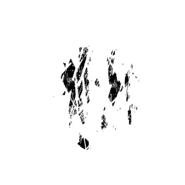 grunge siyah ve beyaz fırça darbesinin vektör çizimi