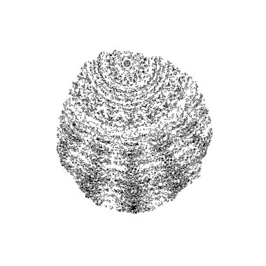 grunge siyah ve beyaz fırça darbesinin vektör çizimi