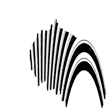 soyut siyah fırça darbesi ve dokusu