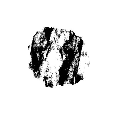 soyut siyah fırça darbesi ve dokusu
