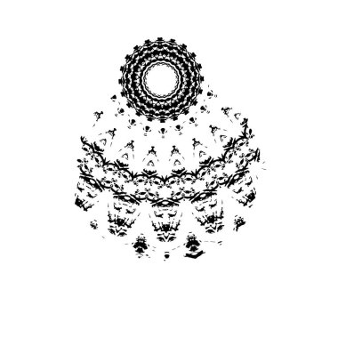 soyut siyah fırça darbesi ve dokusu