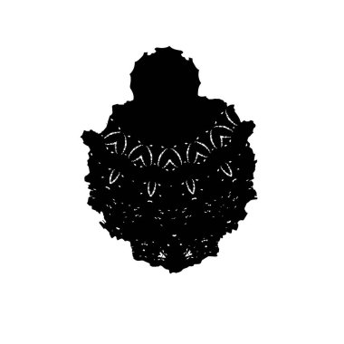 soyut siyah fırça darbesi ve dokusu