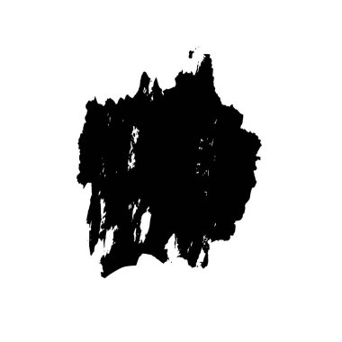 soyut siyah fırça darbesi ve dokusu