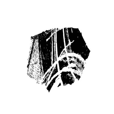 Çizik ve çiziklerle dolu siyah beyaz bir arka plan. Soyut vektör illüstrasyonu.