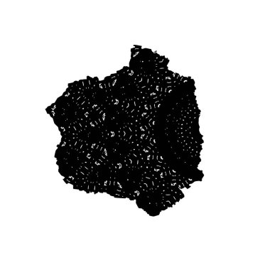 Çizik ve çiziklerle dolu siyah beyaz bir arka plan. Soyut vektör illüstrasyonu.