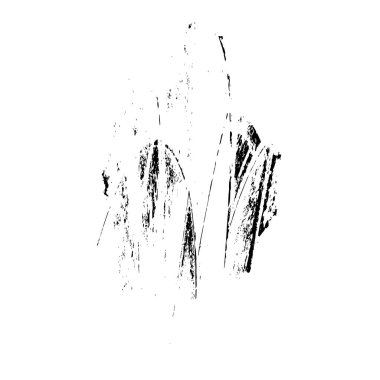 Çizik ve çiziklerle dolu siyah beyaz bir arka plan. Soyut vektör illüstrasyonu.