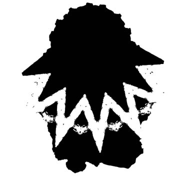 Çizik ve çiziklerle dolu siyah beyaz bir arka plan. Soyut vektör illüstrasyonu.