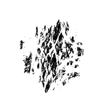 Çizik ve çiziklerle dolu siyah beyaz bir arka plan. Soyut vektör illüstrasyonu.