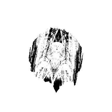 Çizik ve çiziklerle dolu siyah beyaz bir arka plan. Soyut vektör illüstrasyonu.