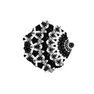 Çizik ve çiziklerle dolu siyah beyaz bir arka plan. Soyut vektör illüstrasyonu.