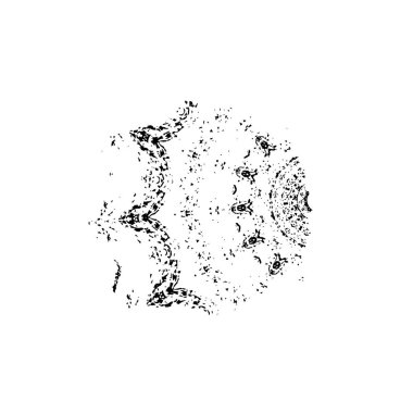 Çizik ve çiziklerle dolu siyah beyaz bir arka plan. Soyut vektör illüstrasyonu.