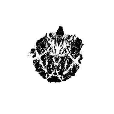 Çizik ve çiziklerle dolu siyah beyaz bir arka plan. Soyut vektör illüstrasyonu.