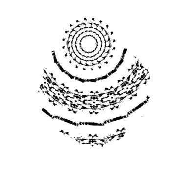 Grunge dokusu, sıkıntı siyah beyaz arka plan. soyut arkaplan