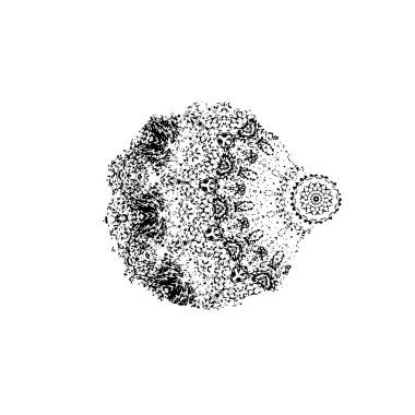 Grunge dokusu, sıkıntı siyah beyaz arka plan. soyut arkaplan