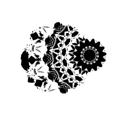 Grunge dokusu, sıkıntı siyah beyaz arka plan. soyut arkaplan