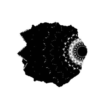 Grunge dokusu, sıkıntı siyah beyaz arka plan. soyut arkaplan