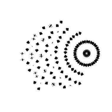 soyut siyah fırça darbesi ve dokusu